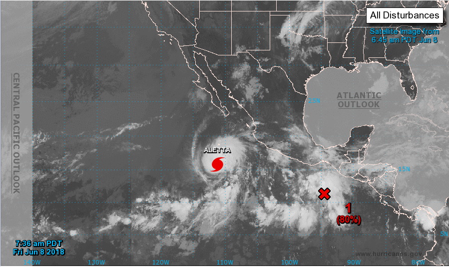 Huracán ALETTA Categoría 4 - Stormcatcher