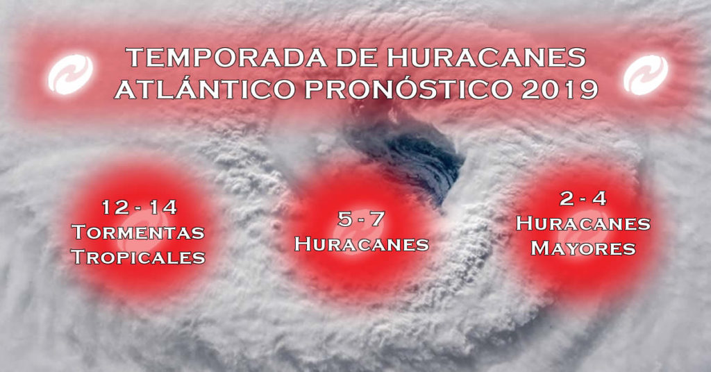 AccuWeather pronostica entre 12 a 14 tormentas para la Temporada de  Huracanes 2019