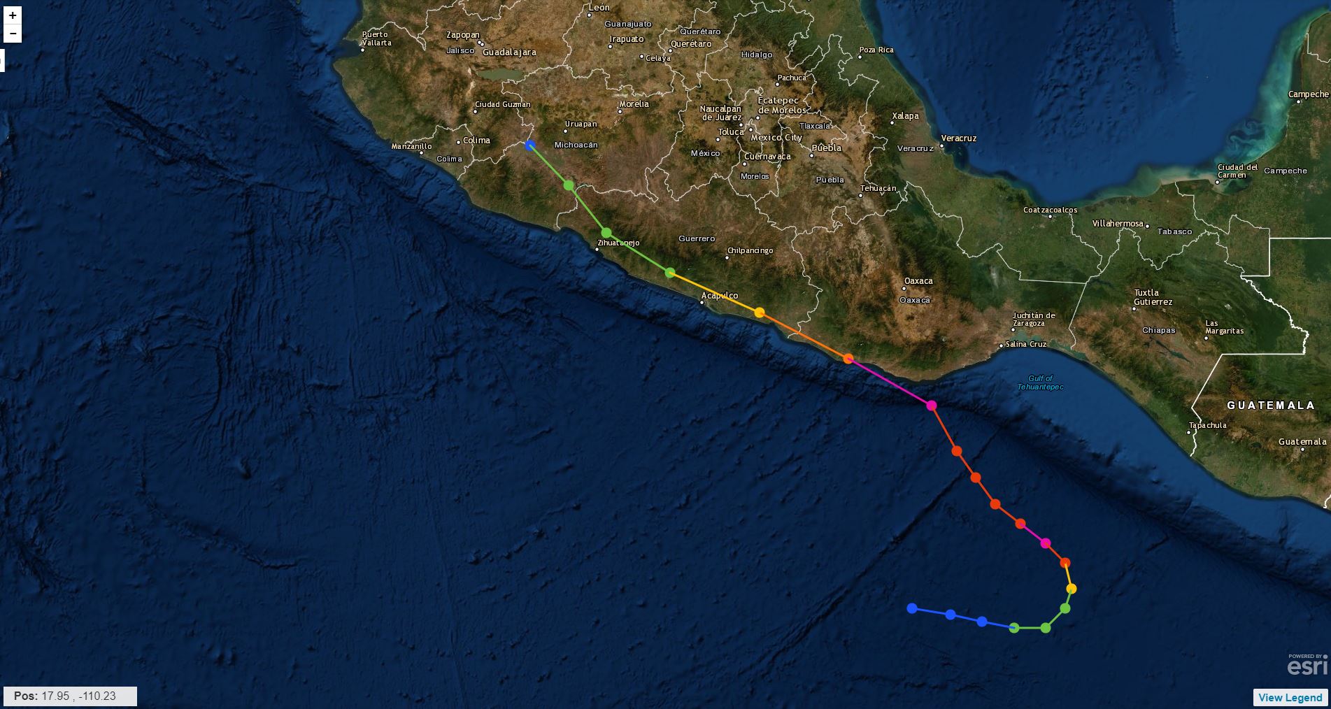 Huracán Paulina 1997 - Stormcatcher